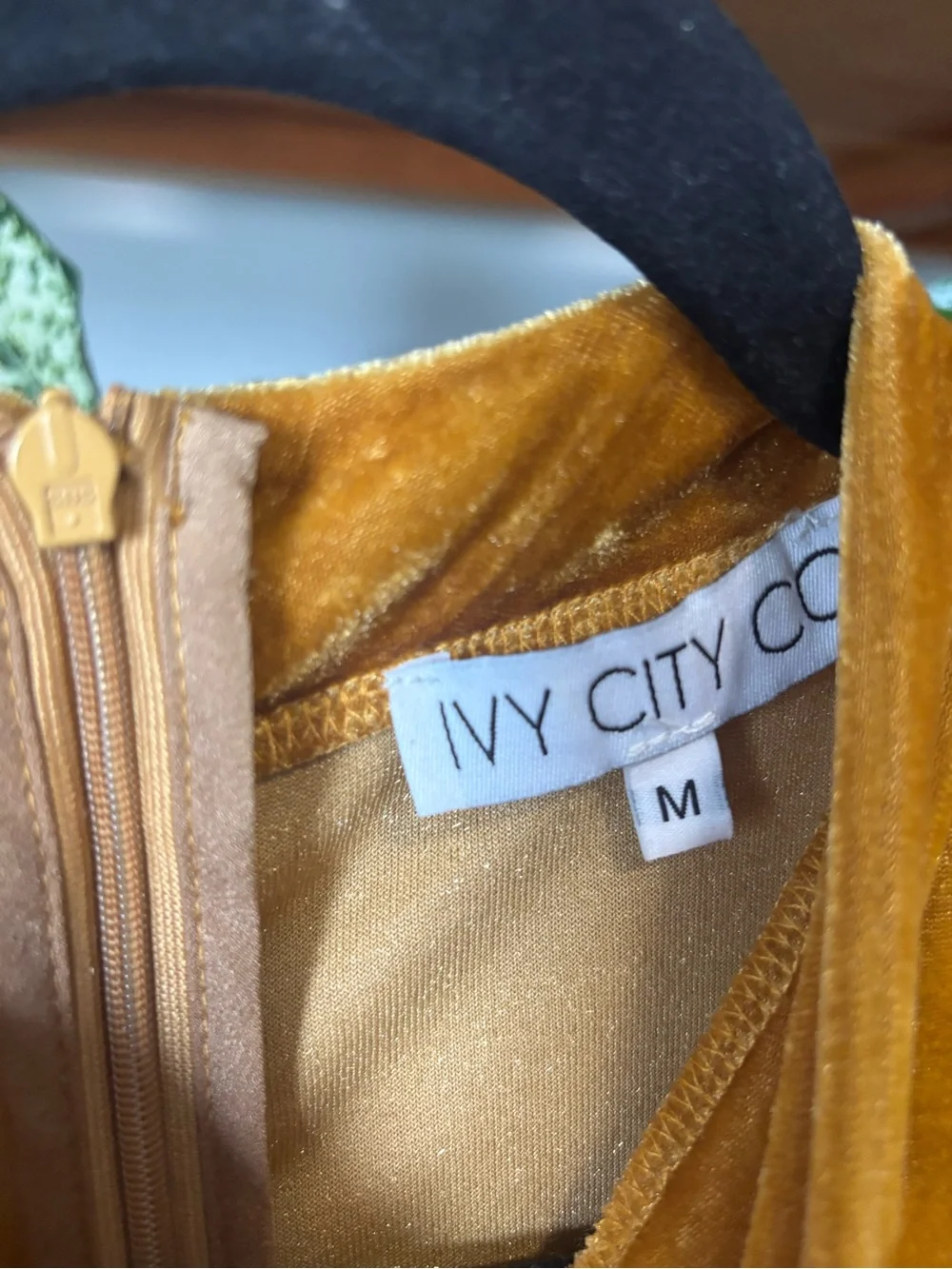 Ivy City La La Lady Gold Dress | Medium - Picture 3 of 6